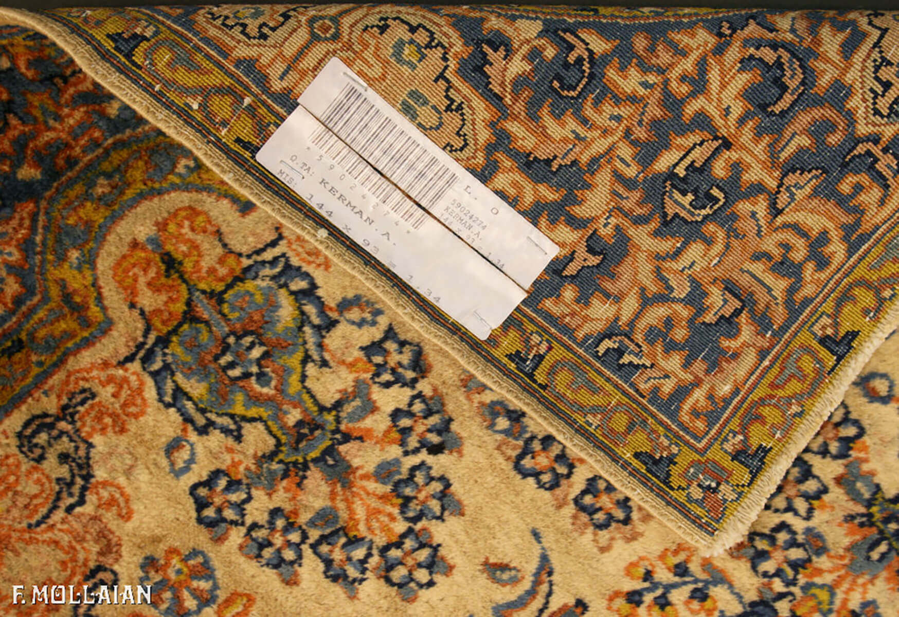 Tappeto Persiano Antico Kerman n°:59024274